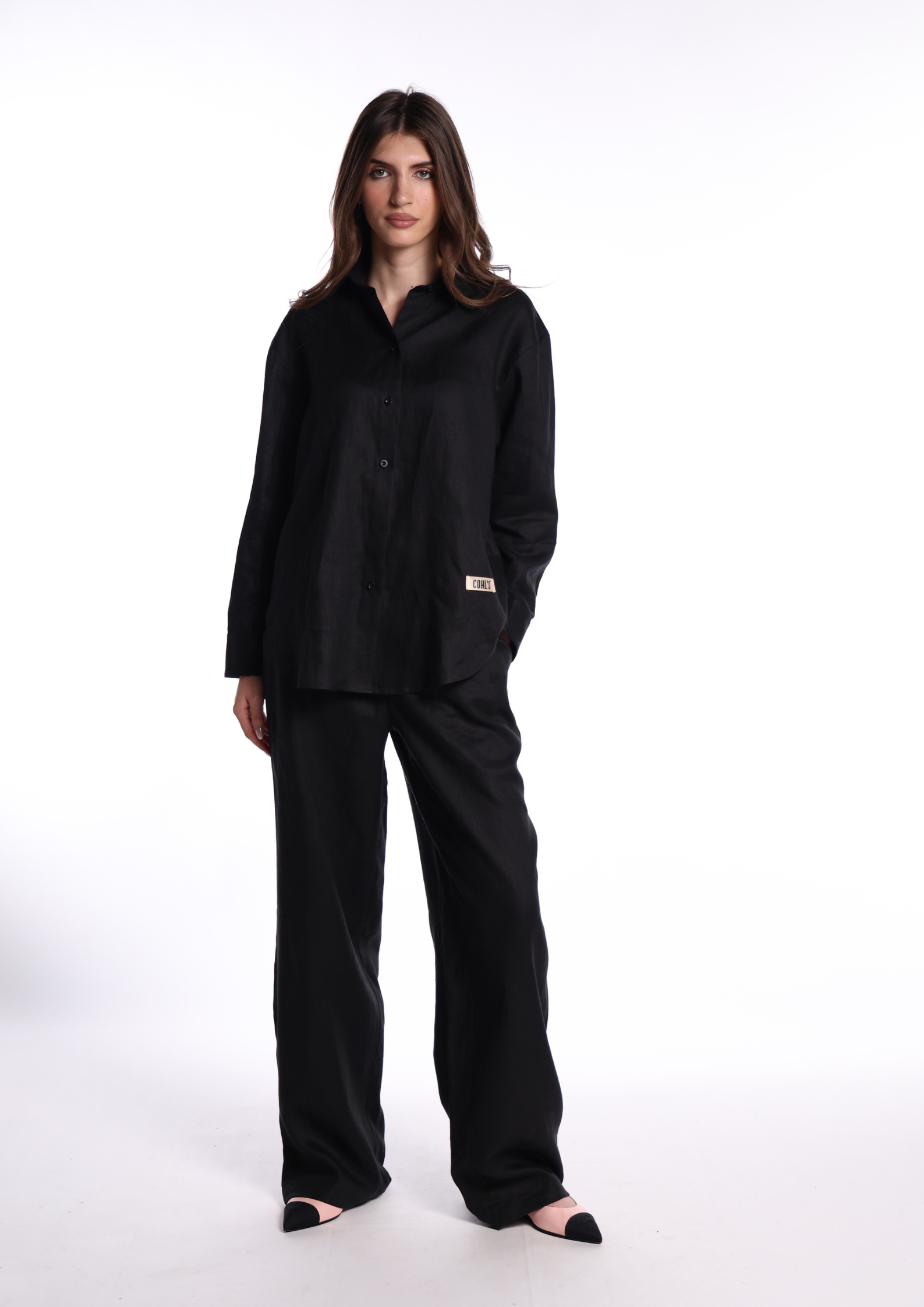 The Classic Long Linen Set for Women - Black – COHL'S Sportswear