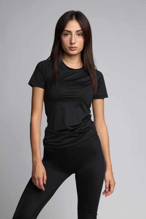 Polyamid Slim Fit T-Shirt - C141002B